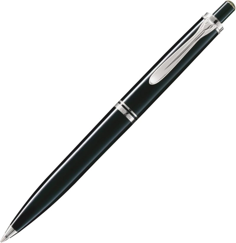 Pelikan بليكان سوفيران K405 قلم حبر كروي باللون الأسود مع تشطيب كروم - علبة هدايا - Image 1